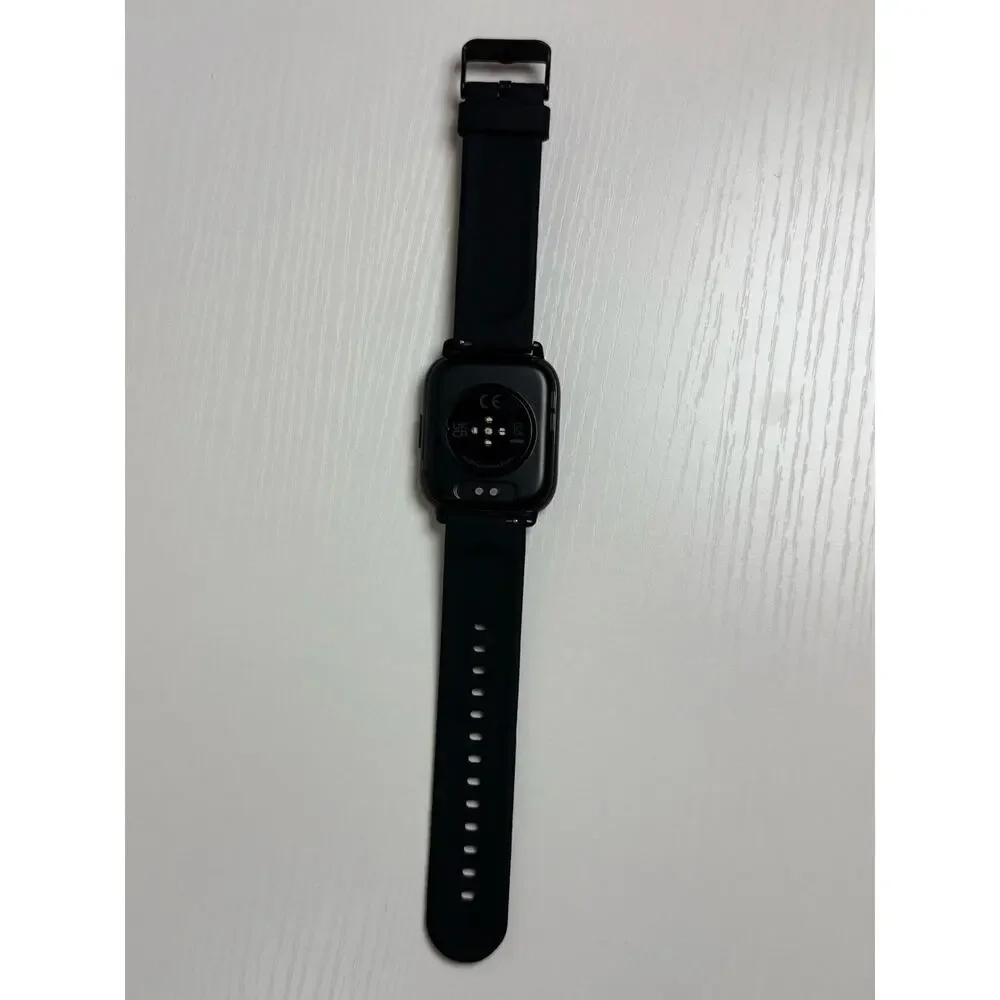 RUIMEN H1 44mm Smart Watch Touch Screen 4GB Black Silicone Band Android/iOS